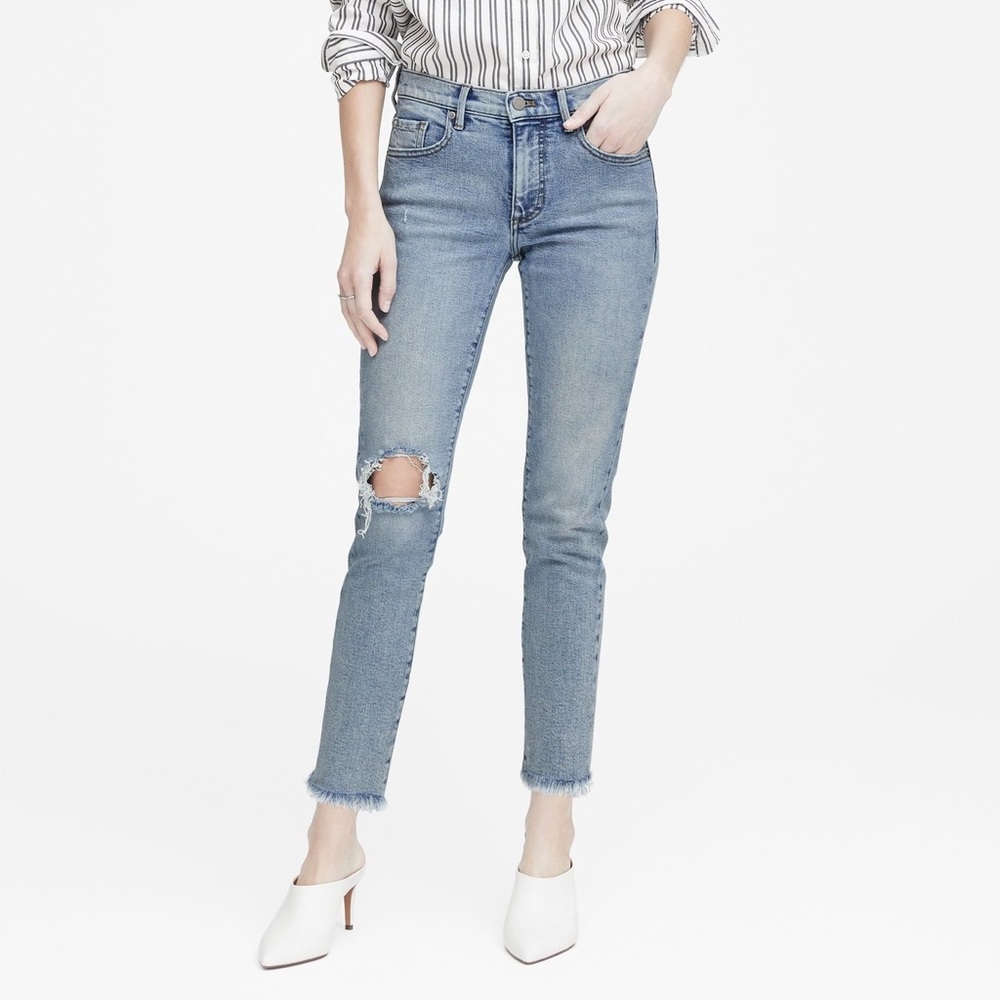 Banana Republic | High Rise Straight Jeans
